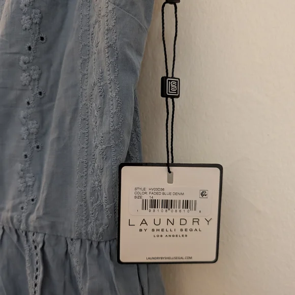 Laundry By Shelli Segal Denim Blue Dress - Picture 5 of 7